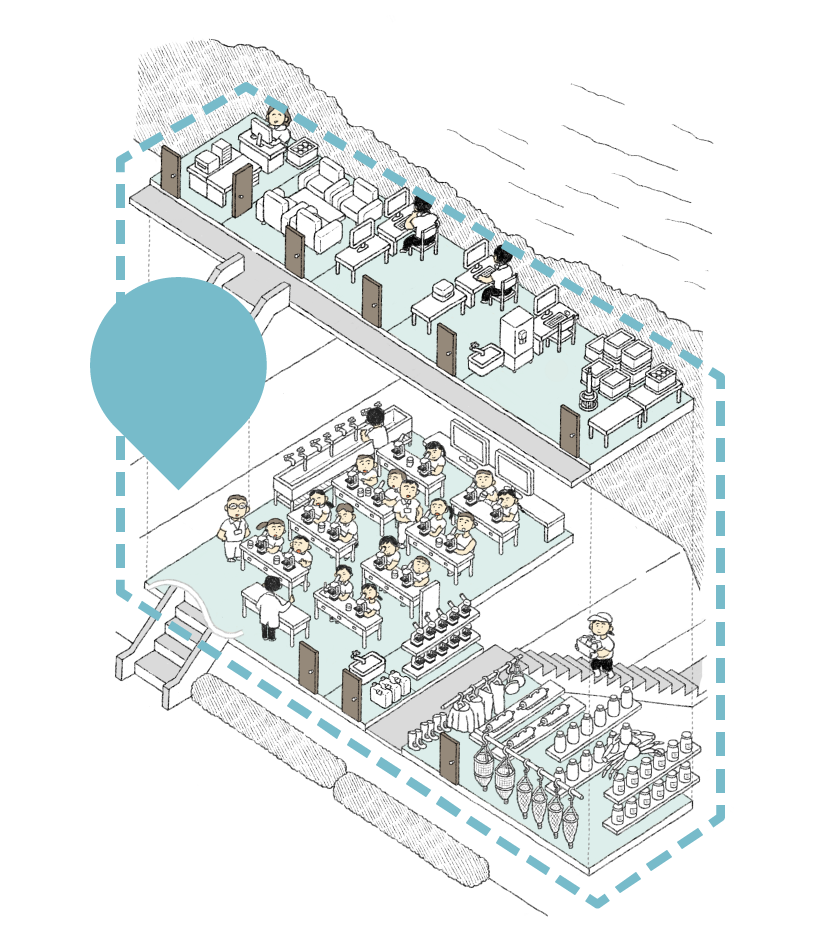 研究・実習棟イラスト