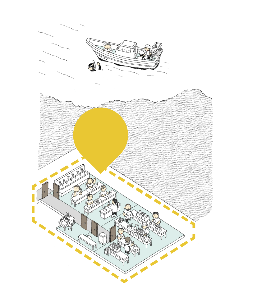 実験棟イラスト